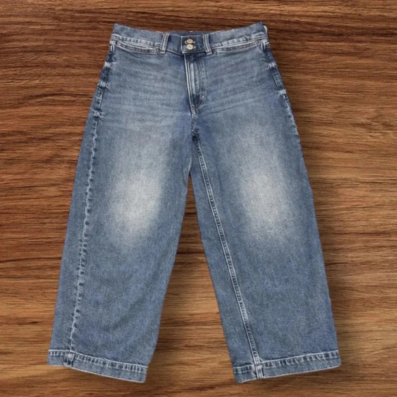 Banana Republic High-Rise wide  leg crop - Picture 1 of 1